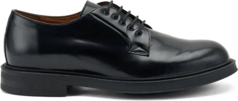 Frau Klassieke leren Derby-schoen Black Heren