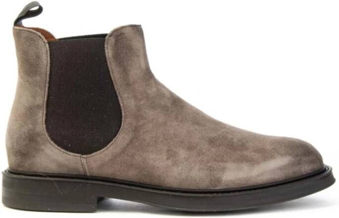 Frau Klieke Londense Stijl Chelsea Boots Beige Heren