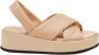 Frau Lage Sandalen Beige Dames - Thumbnail 1