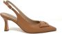 Frau Leren slingback schoenen in tan Brown Dames - Thumbnail 1