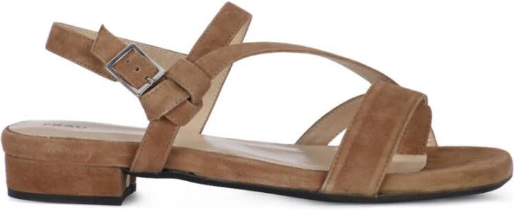 Frau Sandalen suede Bruin Dames