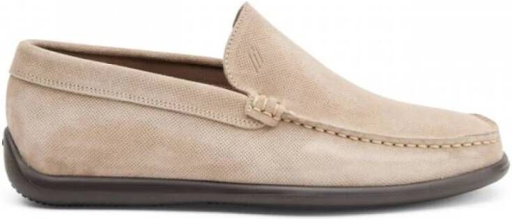 Frau Stijlvolle Mocassins Beige Heren