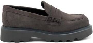 Frau Suède loafers met grafietdetail Gray Dames