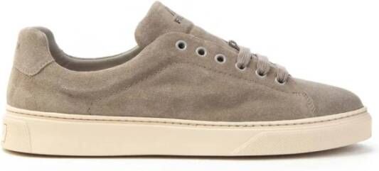 Frau Suede Sneakers Mannen Stijlvol Italië Beige Heren