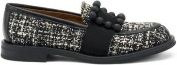 Frau Tweed Loafer met Peper Accessoire Black Dames