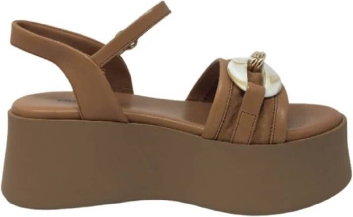 Frau Zeppa Sandals 88b5 Bruin Dames