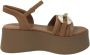 Frau Zeppa Sandals 88b5 Bruin Dames - Thumbnail 1