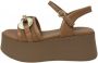 Frau Zeppa Sandals 88b5 Bruin Dames - Thumbnail 6