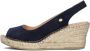 FRED DE LA BRETONIERE Espadrilles Dames Clare Beau Maat: 36 Kleur: Blauw - Thumbnail 3