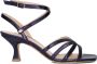 Fred de la Bretoniere Blauwe Leren Sandalen Iza Cary Blue Dames - Thumbnail 3