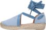 FRED DE LA BRETONIERE Espadrilles Dames Romi Luz Maat: 39 Materiaal: Suède Kleur: Blauw - Thumbnail 3