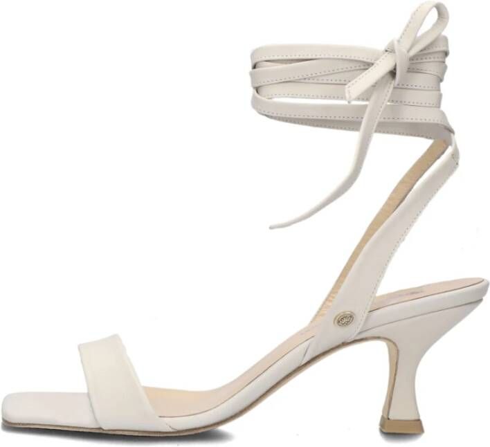 Fred de la Bretoniere Elegante Wrap Sandalen White Dames