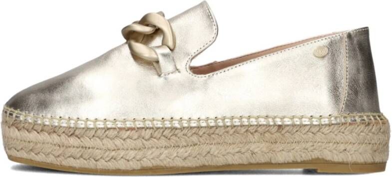 Fred de la Bretoniere Gouden Chain Espadrilles June Li Yellow Dames