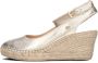 FRED DE LA BRETONIERE Espadrilles Dames 153010288 Maat: 39 Materiaal: Leer Kleur: Goud - Thumbnail 2