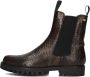 Fred de la Bretoniere Chelsea Boot Minou Brown Olivegloss Dames Laarzen - Thumbnail 3