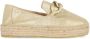 Fred de la Bretoniere Metal Suede Espadrilles Beige Dames - Thumbnail 3