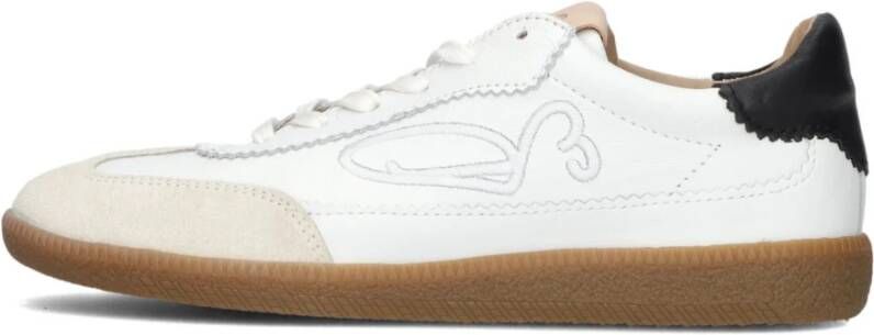 Fred de la Bretoniere Pearl Sign Lage Sneakers White Dames