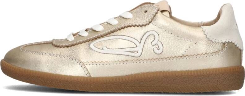 Fred de la Bretoniere Pearl Sign Lage Sneakers Yellow Dames