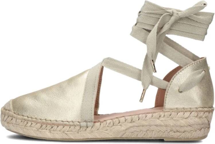 Fred de la Bretoniere Romi Luz Espadrilles in Goud Yellow Dames