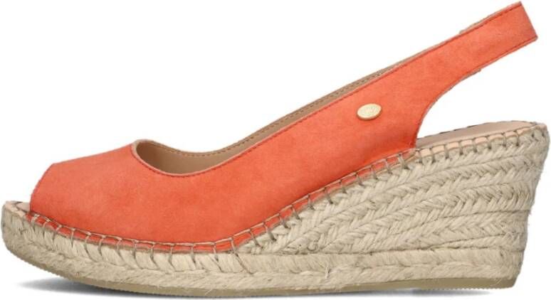 Fred de la Bretoniere Roze Espadrilles Clare Beau Pink Dames