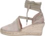 Fred de la Bretoniere 153010287 Espadrilles Zomer Schoenen Dames Taupe - Thumbnail 2