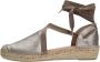 FRED DE LA BRETONIERE Espadrilles Dames 152010176 Maat: 37 Materiaal: Leer Kleur: Taupe - Thumbnail 3