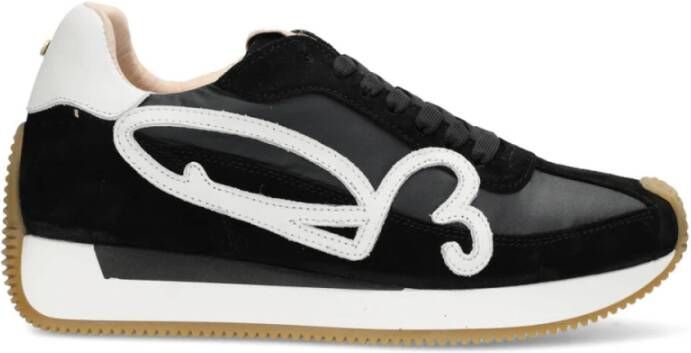 Fred de la Bretoniere Yentl Sign Mix Sneakers Black Dames