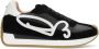 Fred de la Bretoniere Yentl Sign Mix leren sneakers zwart wit - Thumbnail 3