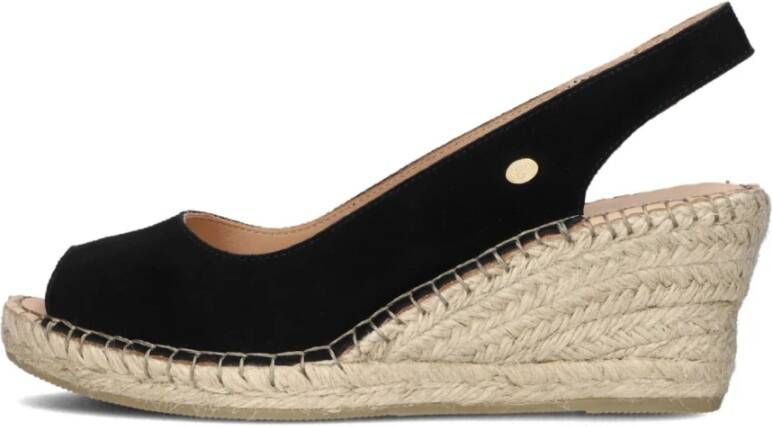 Fred de la Bretoniere Zwarte Espadrilles Clare Beau Schoenen Black Dames