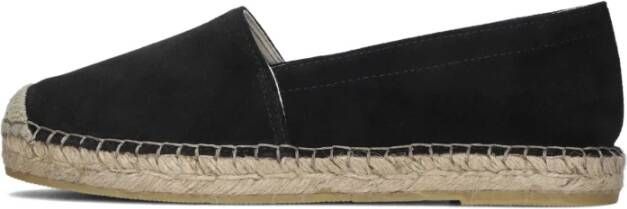 Fred de la Bretoniere Zwarte Espadrilles met Geweven Detail Black Dames