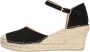 Fred de la Bretoniere 153010272 Espadrilles Zomer Schoenen Dames Zwart - Thumbnail 3