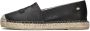 FRED DE LA BRETONIERE Espadrilles Dames 152010254 Maat: 39 Materiaal: Leer Kleur: Zwart - Thumbnail 3