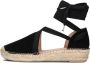 FRED DE LA BRETONIERE Espadrilles Dames Romi Luz Maat: 37 Materiaal: Suède Kleur: Zwart - Thumbnail 3