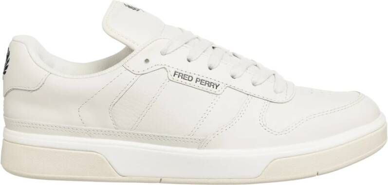 Fred Perry Eenvoudige B300 Sneakers met Vetersluiting White Heren