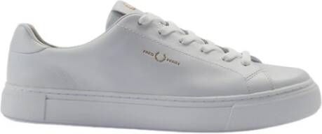 Fred Perry Essentiële leren tennisschoen White Heren