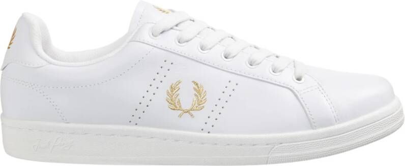 Fred Perry Klassieke Leren Sneakers Wit Heren