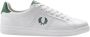 Fred Perry Leren Heren Sneakers Array Collectie White Heren - Thumbnail 1