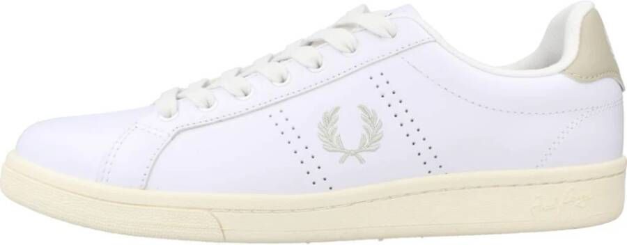 Fred Perry Witte Sneakers voor een verfijnde en eigentijdse uitstraling White Heren