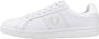 Fred Perry Leren Sneakers White Heren - Thumbnail 1