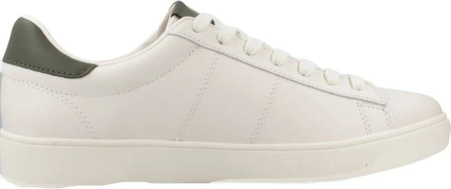 Fred Perry Leren Spencer Sneakers Beige Heren