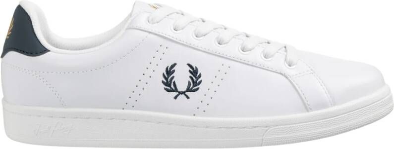 Fred Perry Witte Sneakers voor een verfijnde en eigentijdse uitstraling White Heren