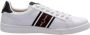 Fred Perry Sneaker met veters en B4292 Wit Logo voor heren Wit Heren - Thumbnail 1