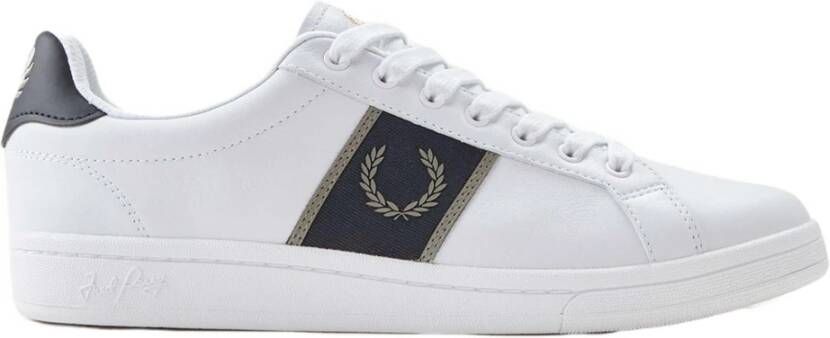 Fred Perry Lage Sneakers B721 Leather Branded Webbing