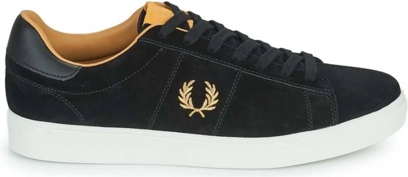 Fred Perry Suede Sneakers Black Heren