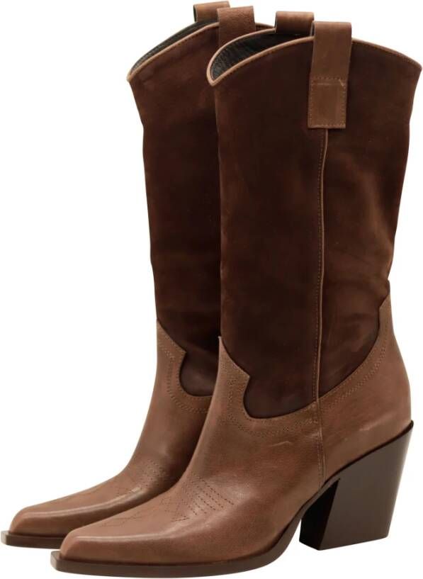 Fru.it Cowboy Boots Brown Dames