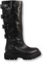 Fru.it Stijlvolle Bikerboots met Achtergespen Black Dames - Thumbnail 1