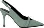 Furla Core Slingback Hakken Schoenen Lente Zomer Collectie Green Dames - Thumbnail 1