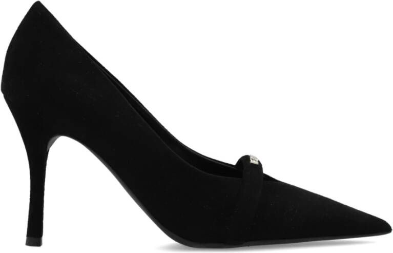 Furla Elegante Suède Stiletto Pumps Zwart Dames