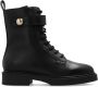 Furla Army Boot Herfst Winter Collectie Leer Black Dames - Thumbnail 1