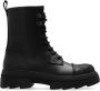 Furla Army Boot Dames Collectie Leer Black Dames - Thumbnail 5